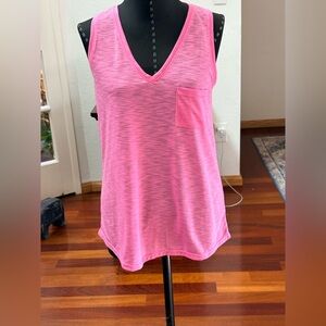 LILLY PULITZER LUX ATHLETIC PINK TANK TOP EXCELLENT COND LIKE NEW SIZE SMALL